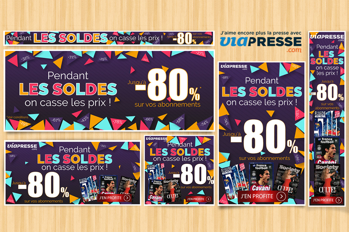 Bannière publicitaire Web