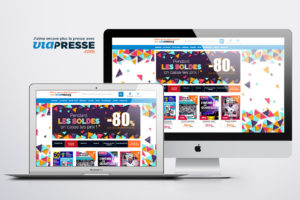 VIAPRESSE Soldes promotion bannières